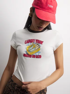 The FIX Women's Milk Sardines Graphic Top