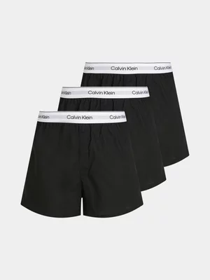 Men's Calvin Klein Black Boxer Slim 3 Pack