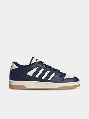 Mens adidas Break Start Low Navy/White Sneaker