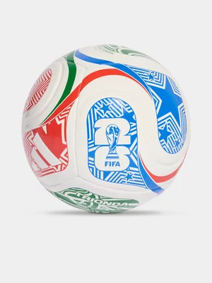 adidas World Cup 26 Trionda White/Red/Green Club Soccer Ball