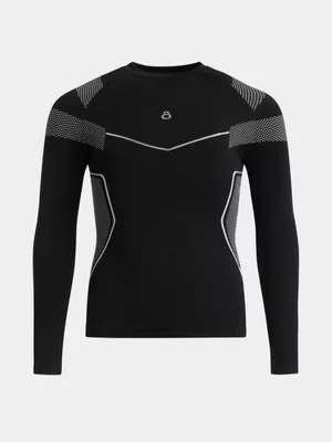 TS KB Boys Long Sleeve Black Base Layer