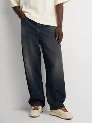 Relay Jeans Men's Baggy Brown Tint Denim