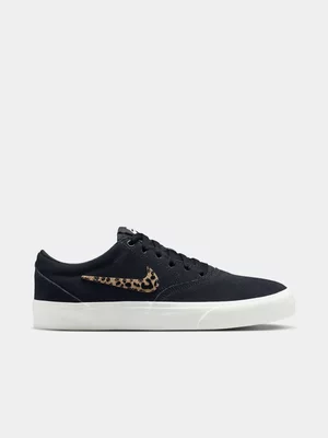 Nike Womens Charge Suede Black/Seseme Sneakers 