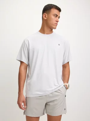 TS Mens Soft Touch Silver Tee