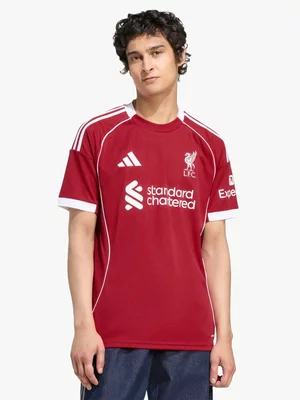 adidas Mens Liverpool FC Home 25/26 Red Stadium Jersey