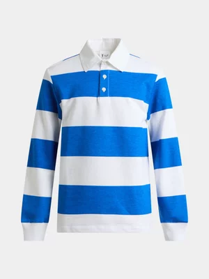 Boys Oversized Long Sleeve Collar T-Shirt 