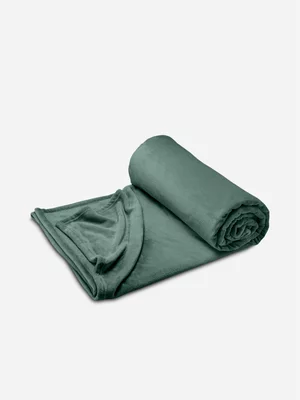 Volpes Shimmersoft Hunters Green Throw