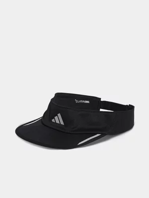 adidas Black Run Visor
