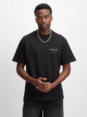 Jet Men's Black Monaco Fashion T-Shirt