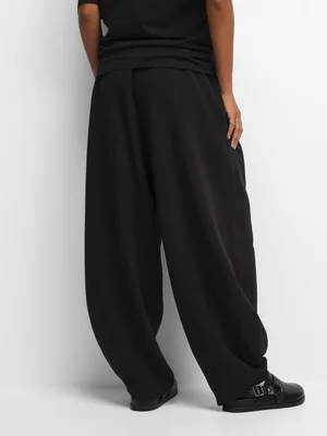The FIX Women's Black Pull On Barrel Pants