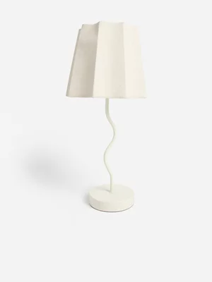 Jet Home Wavy Pillar Milk Lamp Set
