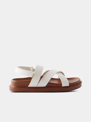 Cotton On Kids White Blair Multi Strap Sandals