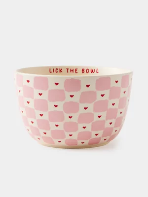 TYPO Ecru & Pink Feel Good Bowl