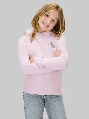 Kids Calvin Klein Lilac  Small Monogram Hoodie