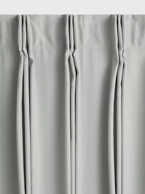 Jet Home Grey Tape Ella Blockout Curtain 