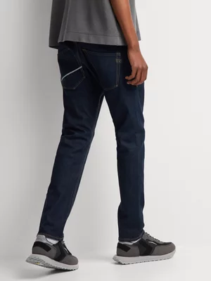 Union-DNM Men's Slim Indigo Wash Jeans