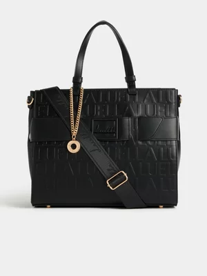 Luella Large All Over Embossed Shopper