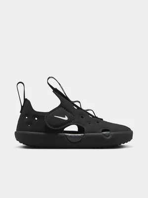 Nike Junior Infant Sunray Protect 4 Black Sandles
