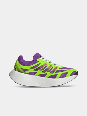 adidas Originals Women's Adizero Aruku Lime/Purple Sneaker