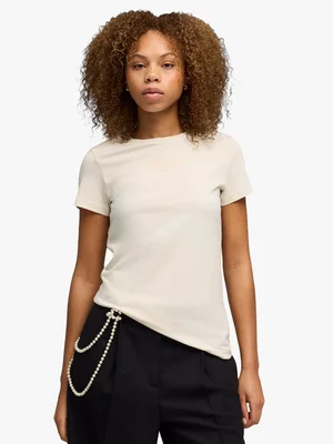 Puma Womens Essential Script Alpine Snow Tee