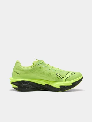 Puma Womens Deviate Nitro Elite 4 Sunny Lime Running Shoes 