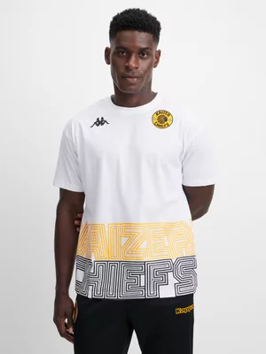 Kappa Mens Kaizer Chiefs Ametod White Tee