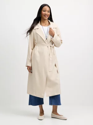 Jet Women's Test Natural Trench Lightweight Jacket