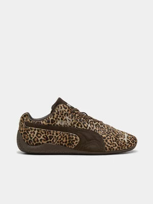 Puma Women's Speedcat Wild Leopard Brown Sneaker