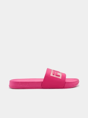 Women's Fila Allegra Pink Slides 