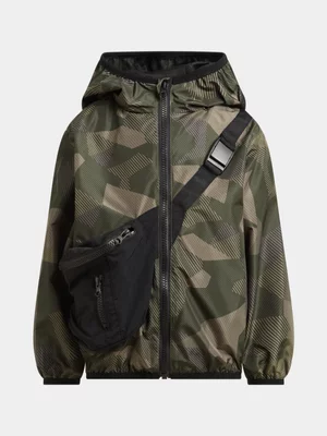 Exact Older Boy's Fatigue Parka Jacket With Bag 