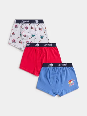 Jet Younger Boys 3Pk Varsity Champs Bodyshort