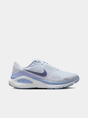 Nike Womens Structure 26 Grey/Indigo Running Shoes 