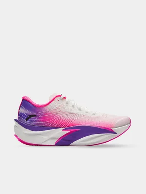 Anta Womens C202 6 White/Purple Running Shoes 
