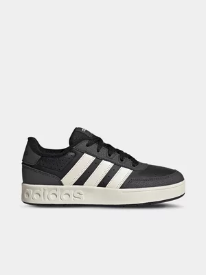 adidas Junior Grade-School Breakbase Black/White Sneakers 