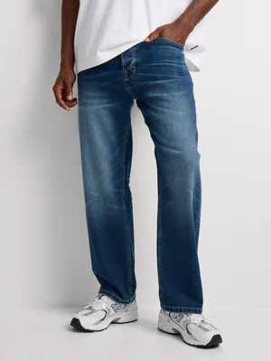 Relay Jeans Men's Classic Straight Leg Blue Denim