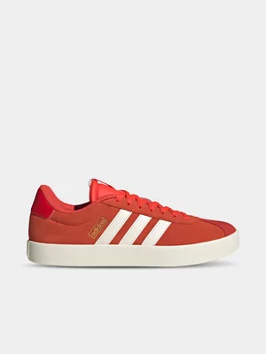 Mens adidas VL Court 3.0 Red/White Sneaker