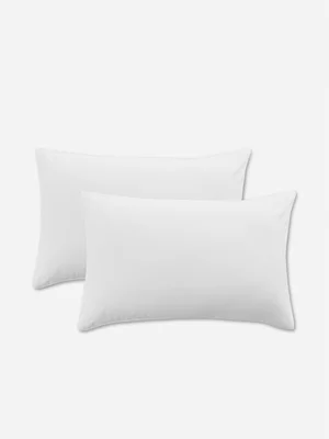 Volpes Washed Cotton White Pillowcase Pair