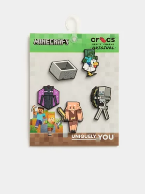 Crocs Unisex Minecraft 5 Pack Jibbitz
