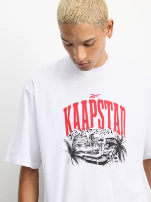Reebok Men's Graphic Kaapstad White T-shirt