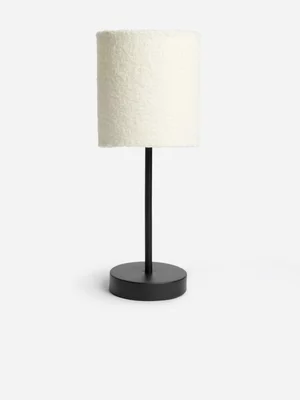 Jet Home Black Pillar Shade Lamp 15x15x6.5cm