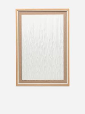 Still Water Carved Wood Framed Wall Art 100 x 70cm