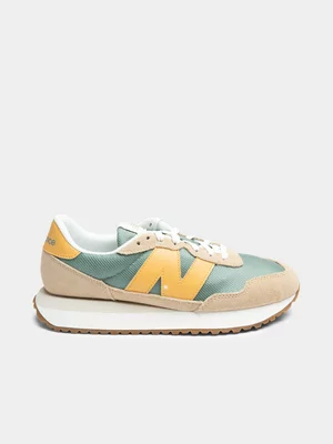 Mens New Balance 237 Green/Yellow Sneaker