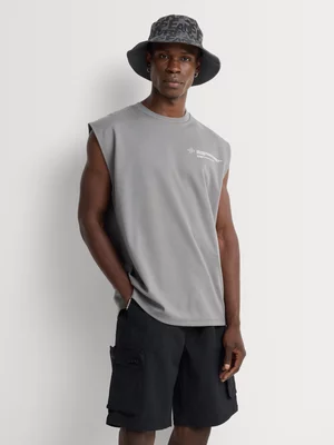 Markham Men's Relaxed  Nylon Black Cargo Short