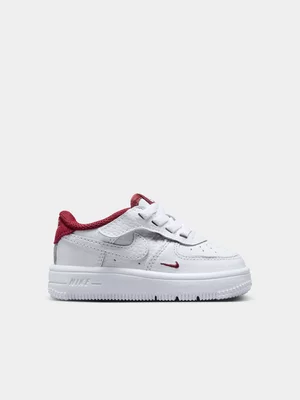 Nike Toddlers Air Force 1 Easyon LV8 White/Red Sneaker