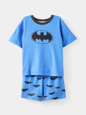 Cotton On Kids Blue Damon Batman Pyjama Set