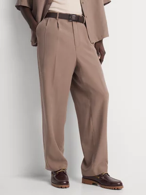 Markham Men's Straight Leg Taupe Joggers