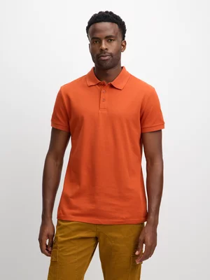 Jet Men’s Rust Piqué Golfer