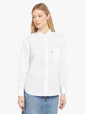 Women's Levi's White Harlie New Bf Shirt