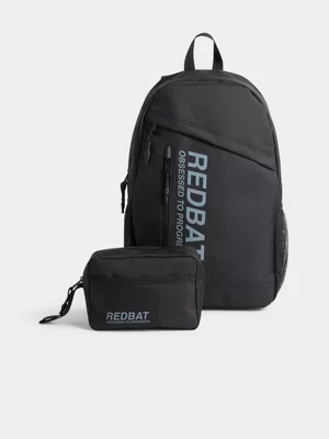 Redbat Unisex Core Black Backpack