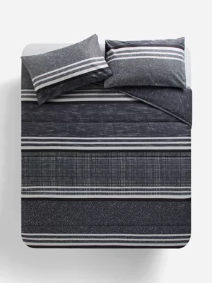 Jet Home Cole Stripe Comforter Double